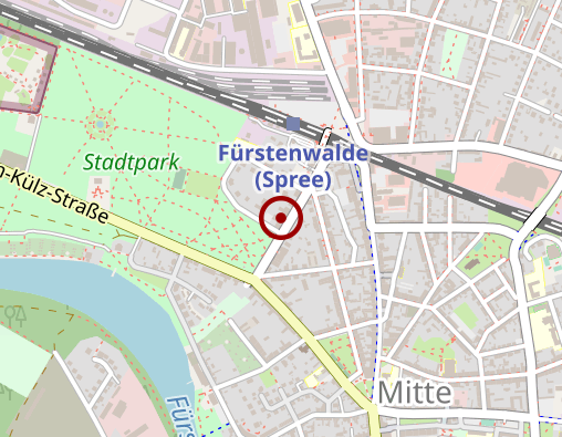 Karte: BENDEL-Tagespflege am Stadtpark