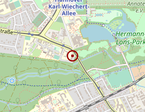 Karte: Diakonische Altenhifle Hannover gGmbH Marianne-Werner-Haus Stationäre Altenpflege