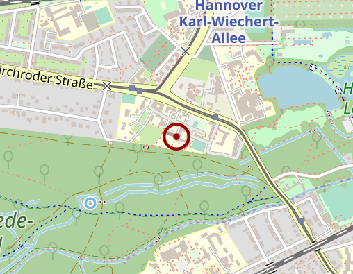 Karte: Stephansstift Freytaghaus Altenheim