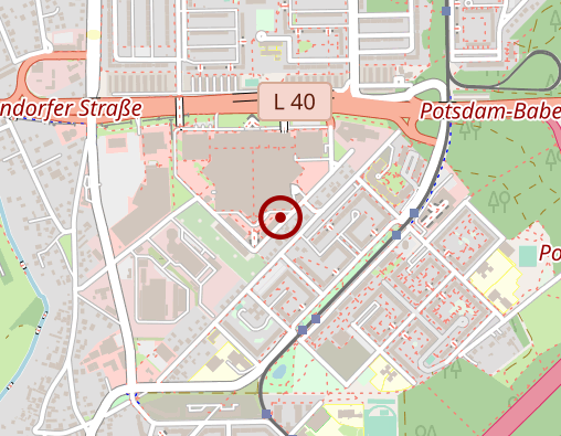 Karte: Taxi-Genossenschaft Potsdam e. G. Taxivermittlung