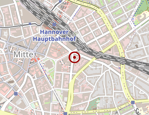 Karte: Sanitätshaus am Thielenplatz GmbH i. G.