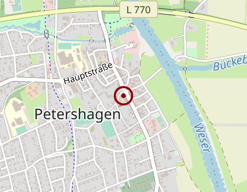 Karte: Diakoniestation Petershagen