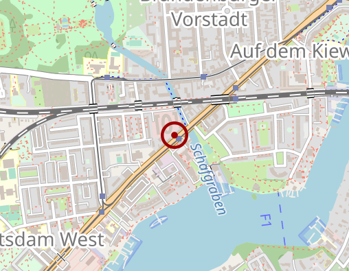 Karte: Potsdamer Rehabilitation & Rückentherapie Zentrum GmbH Physiotherapeutische Praxis