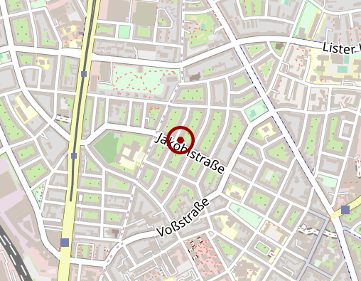 Karte: Lister Schlüsseldienst Jakobistraße GmbH