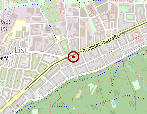 Karte: --- Ärzte in der List --- Dr. med. Johannes Schäfer & Kolleginnen