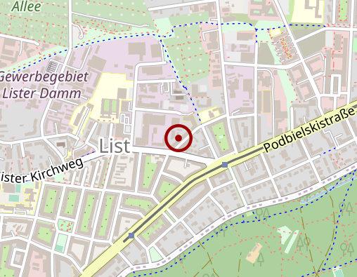 Karte: Hahne Tagespflege Hannover-List