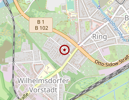 Karte: Deutsches Rotes Kreuz KV Brandenburg a.d.Havel e.V., Geschäftsstelle