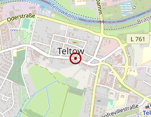 Karte: Alex Pflegedienst Gesundheitszentrum Teltow