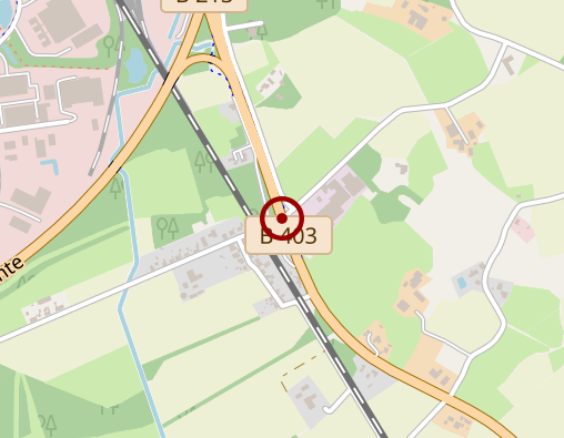 Karte: LWL Klinik Marl-Sinsen Tagesklinik Gronau