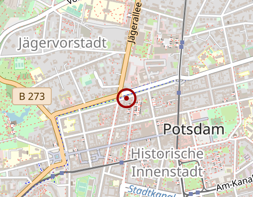 Karte: Praxis für Psychotherapie nach HPG Sylvia Dahlheimer