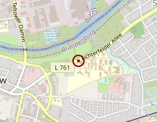 Karte: easy Apotheke Teltow