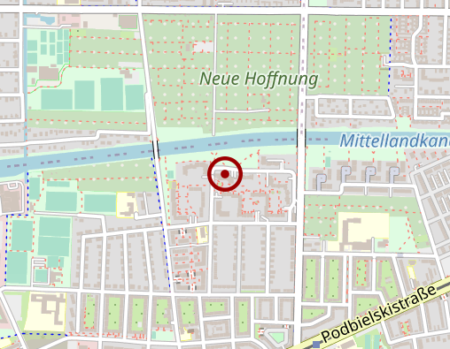 Karte: Tagespflege " Am Kanal"