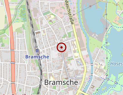 Karte: Christlicher Pflegedienst Bramsche der Johanniter