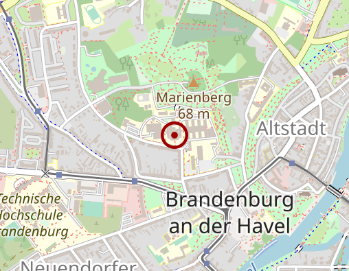 Karte: Klinikum Westbrandenburg GmbH - Standort Brandenburg