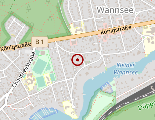 Karte: Schlüsselzentrale Wannsee