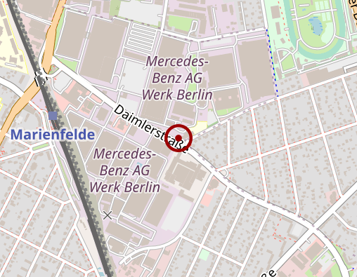 Karte: Gesundheitszentrum Sternwarte Physiotherapiepraxis