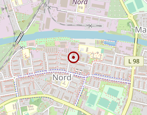 Karte: Volkssolidarität Landesverband Brandenburg e. V. Verbandsbereich Mittelmark-Sozialstation Brandenburg a.d.H.