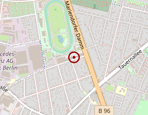 Karte: Tagespflege Aycapima am Mariendorfer Damm 296