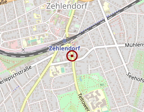 Karte: Ev. Pflegewohnheim Schönow