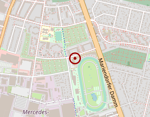 Karte: Rosenhof Berlin-Mariendorf Seniorenwohnanlage Betriebsgesellschaft mbH Ambulante Pflege Haus C 1