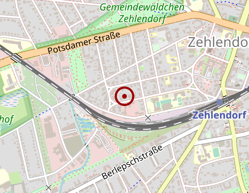 Karte: Schlüsselzentrale Zehlendorf