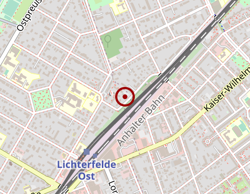 Karte: Schlüsselzentrale Lankwitz