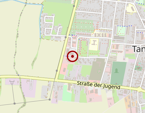 Karte: HUMANAS Pflege GmbH & Co. KG - Wohnpark Tangerhütte - Tagespflege