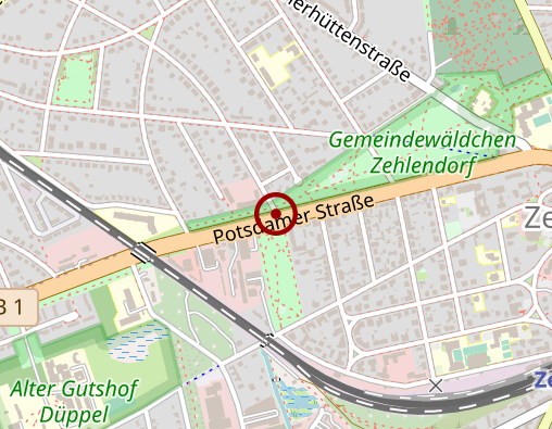 Karte: Die Zehlendorfer Pflegedienst GmbH