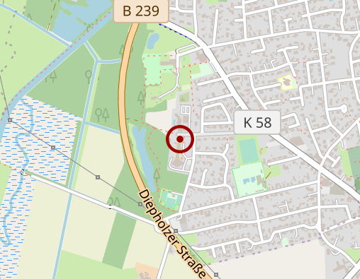 Karte: Seniorenruhesitz Schloß Rahden