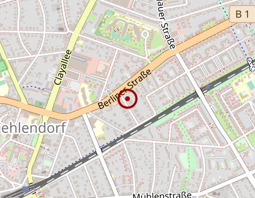Karte: Chiropraxis Zehlendorf, Inh. Peter Ahlbrecht
