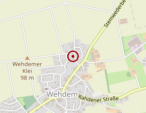 Karte: Seniorenhaus "Stemweder Berg"