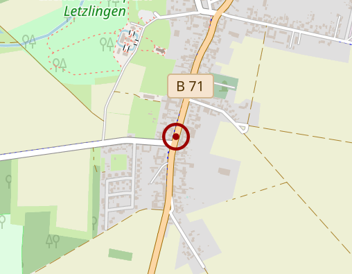 Karte: Helferkreis des ambulanten Betreuungsdienstes