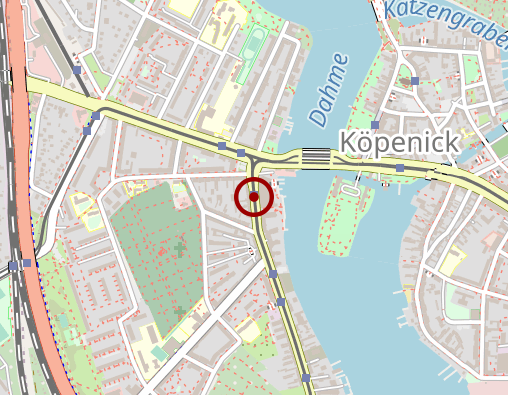 Karte: Pflegedienst Puls der Zeit e. K. Alexandra Drews