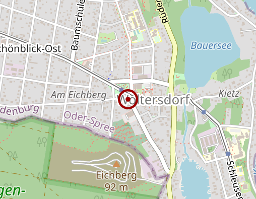 Karte: Mensch & mehr GmbH Standort Woltersdorf