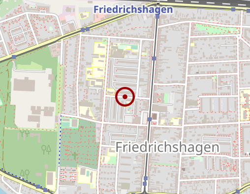 Karte: Gerontopsychiatrische Tagespflege Treptow-Köpenick