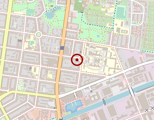 Karte: Pflegestation Sanitas GmbH