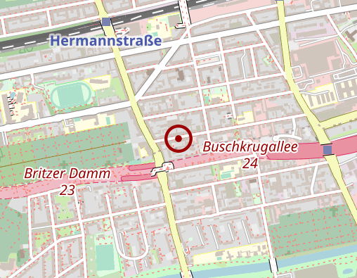 Karte: Berliner Akademie für Psychotherapie GmbH Psychotherapeutische Ambulanz