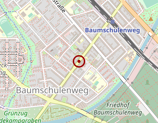 Karte: BAUMSCHULEN APOTHEKE