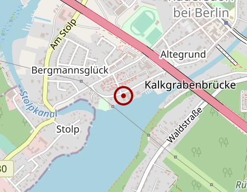 Karte: Immanuel Diakonie Sozialstation im Haus am Kalksee