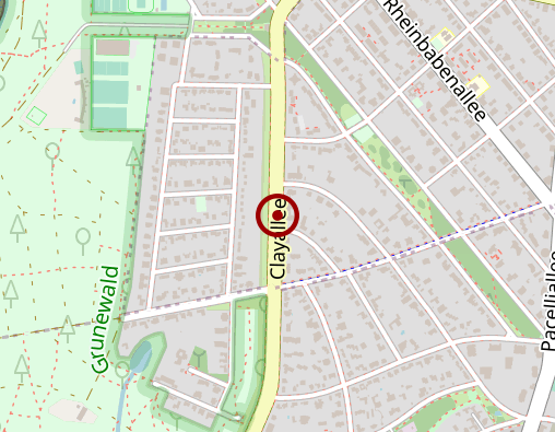 Karte: Oskar Helene Apotheke