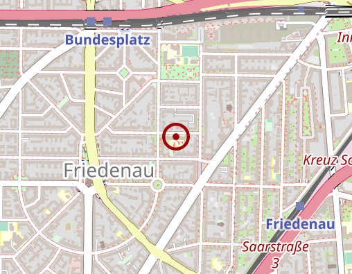 Karte: Ev. Seniorenheim Albestraße