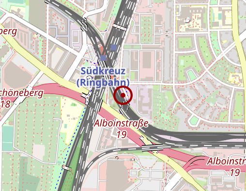 Karte: Apotheke im Bahnhof Südkreuz