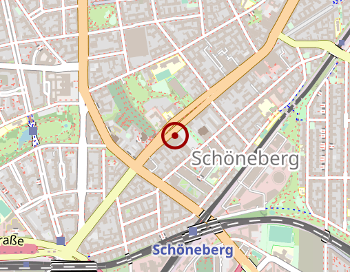 Karte: Tagespflege Immanuel Seniorenzentrum Schöneberg