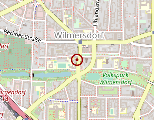 Karte: Betreuungsgruppe Wilmersdorf der Alzheimer Angehörigen Initiative gGmbH (AAI)