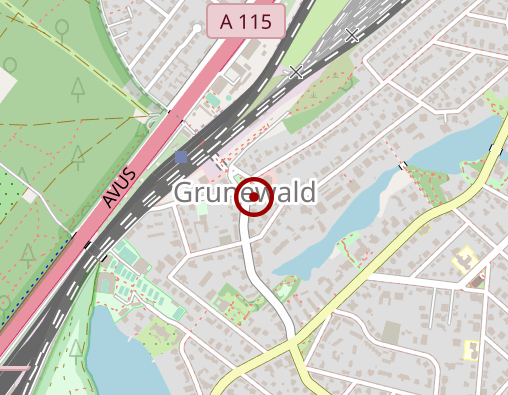 Karte: Apotheke am Bahnhof Grunewald