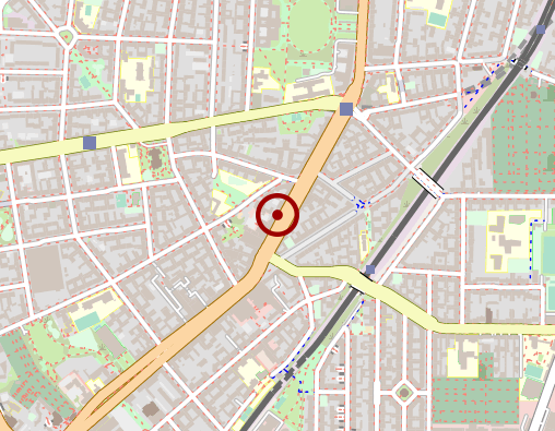 Karte: KPS Krankenpflegecentrum in Spandau GmbH Einsatzstelle Schöneberg