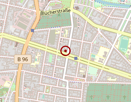 Karte: Apotheke zum Goldenen Einhorn