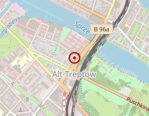 Karte: Therapiezentrum Am Treptower Park Physiotherapie