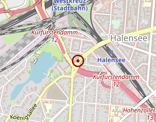 Karte: Pflegewerk Berlin GmbH Sozialstation Charlottenburg