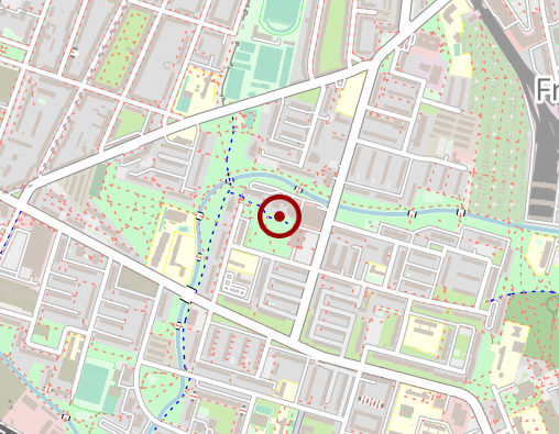 Karte: Apotheke in der Volkradstraße